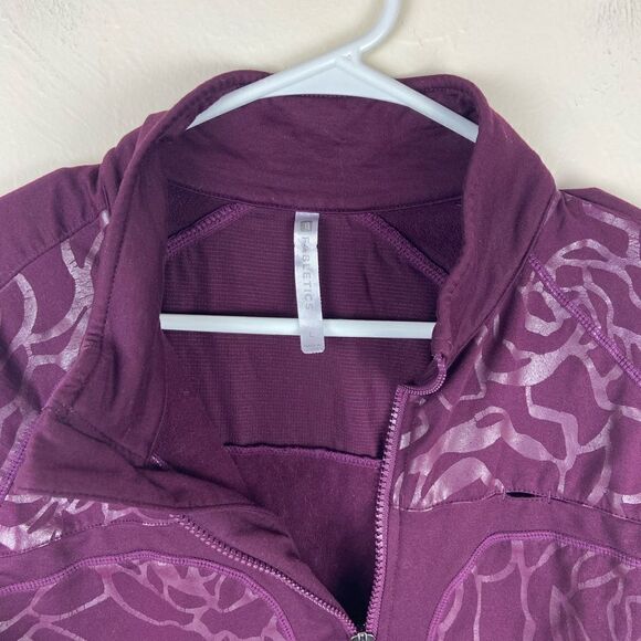Fabletics Jojo Full-Zip Vented Athleisure Jacket - Burgundy Rose - Picture 7 of 7